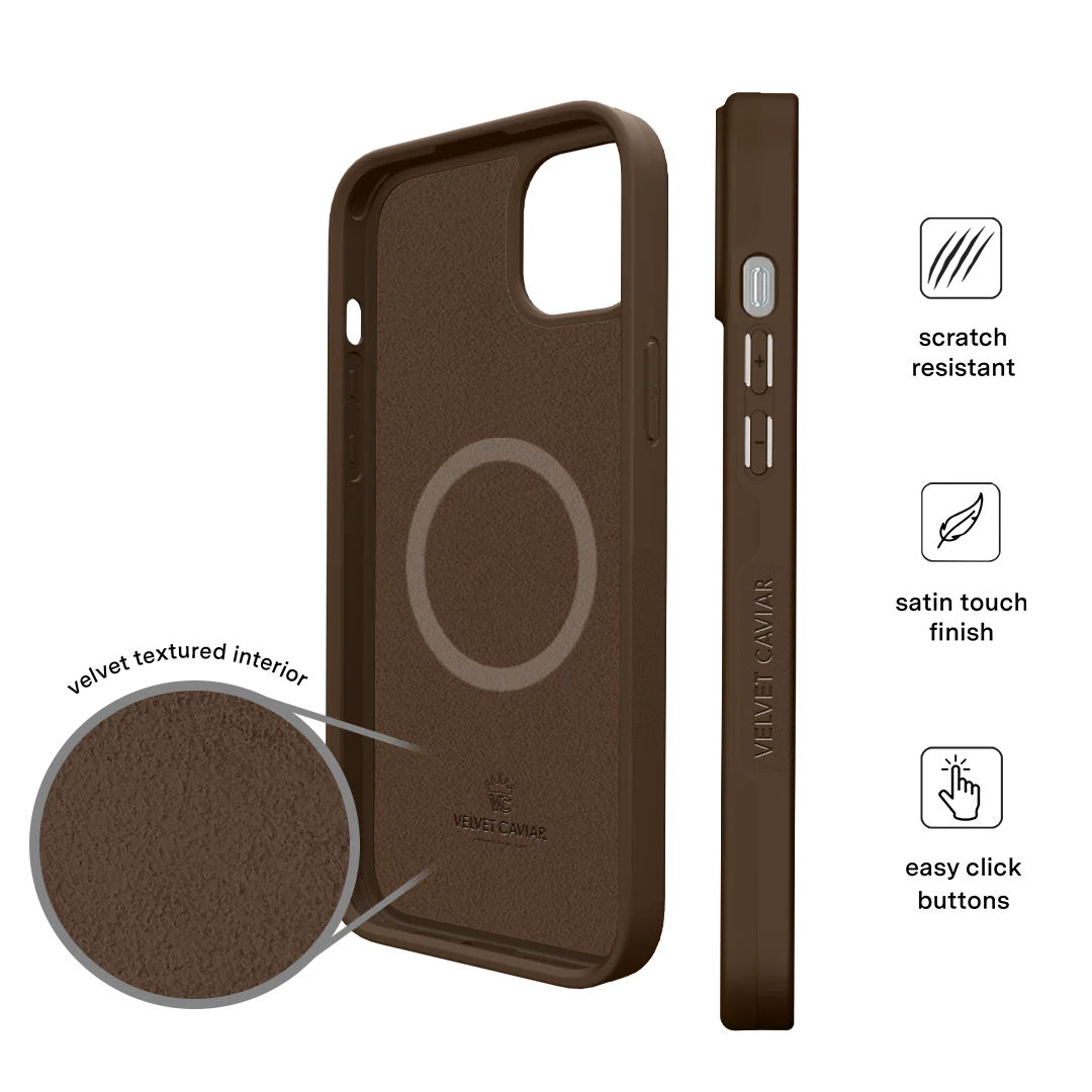 Espresso Brown iPhone Case - Image 62