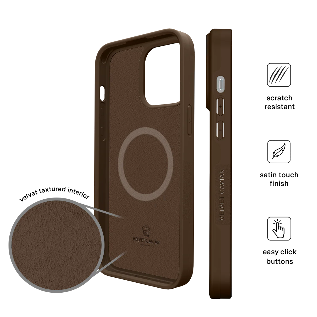Espresso Brown iPhone Case - Image 69