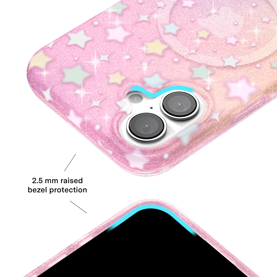Falling Star Glitter iPhone Case - Image 2