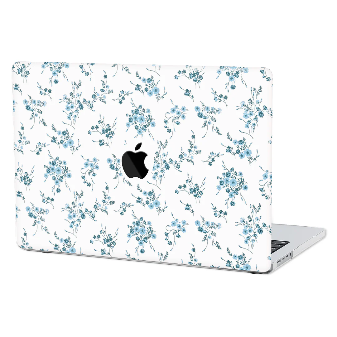 French Blue Floral MacBook Case - Image 19