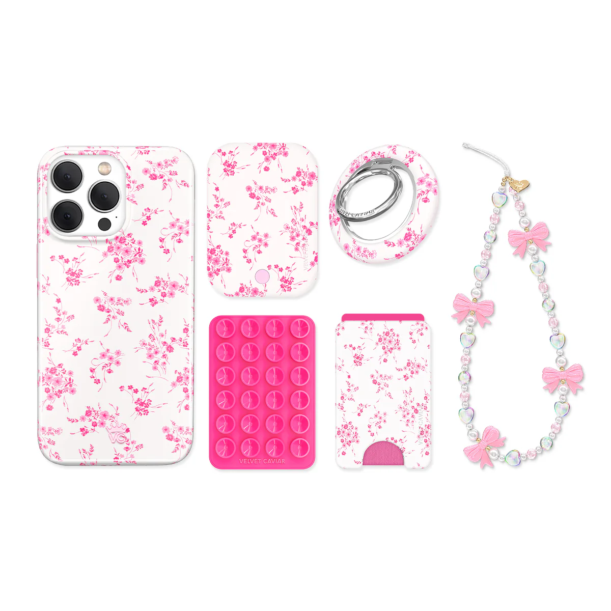 French Rose Floral iPhone Bundle Set - Image 14