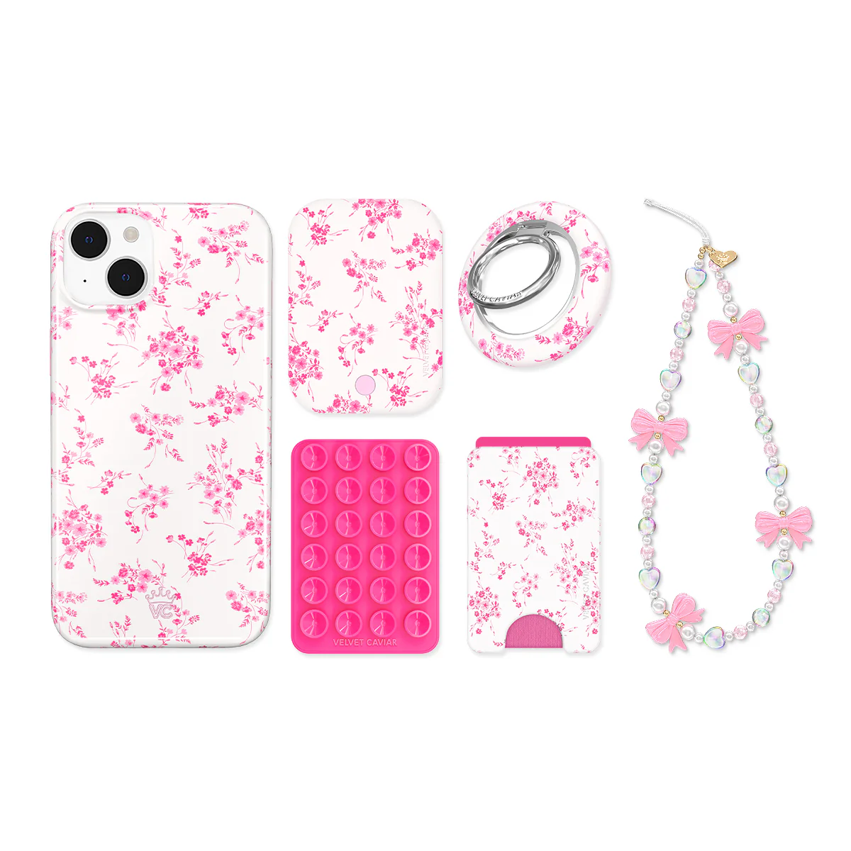French Rose Floral iPhone Bundle Set - Image 9