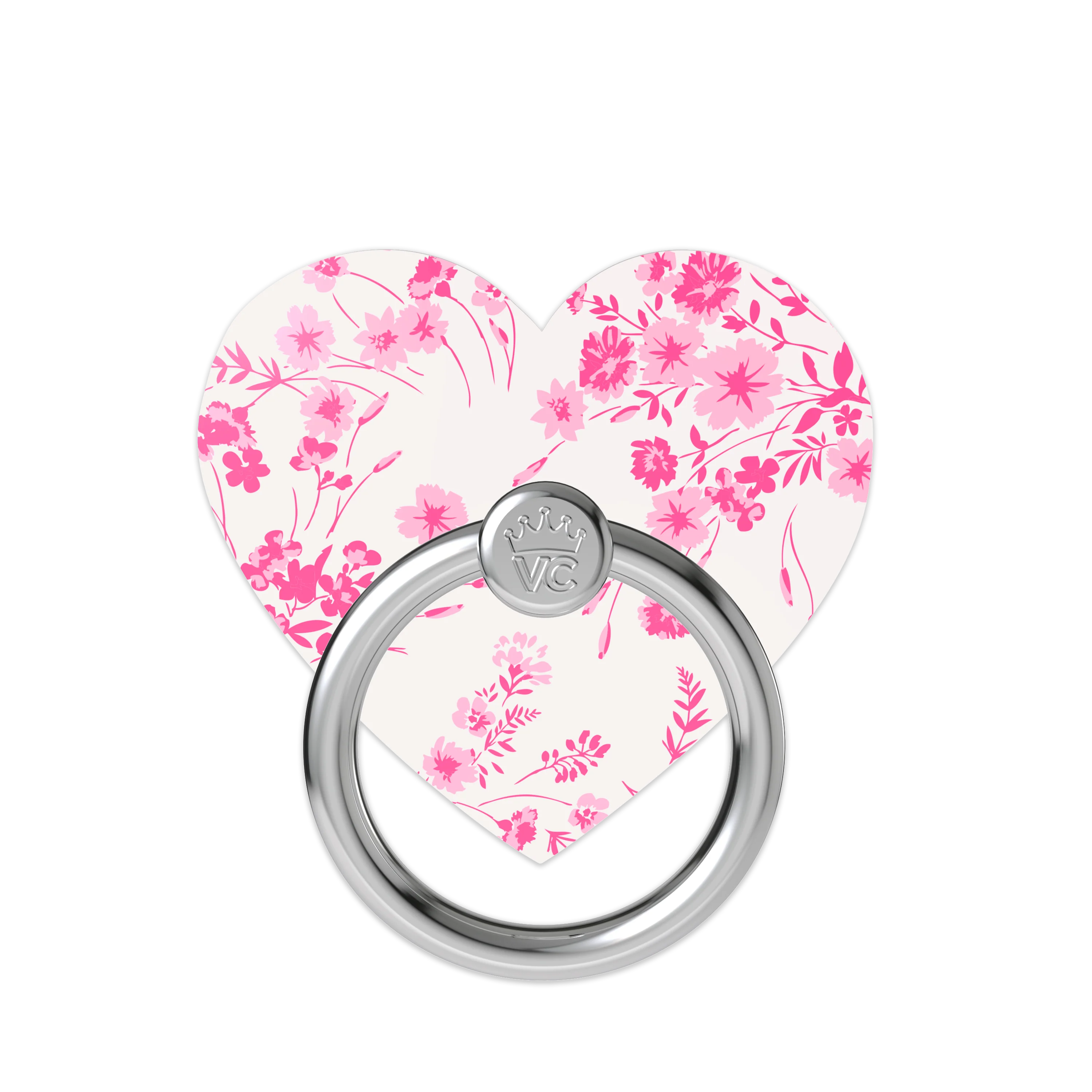 French Rose Floral Phone Ring