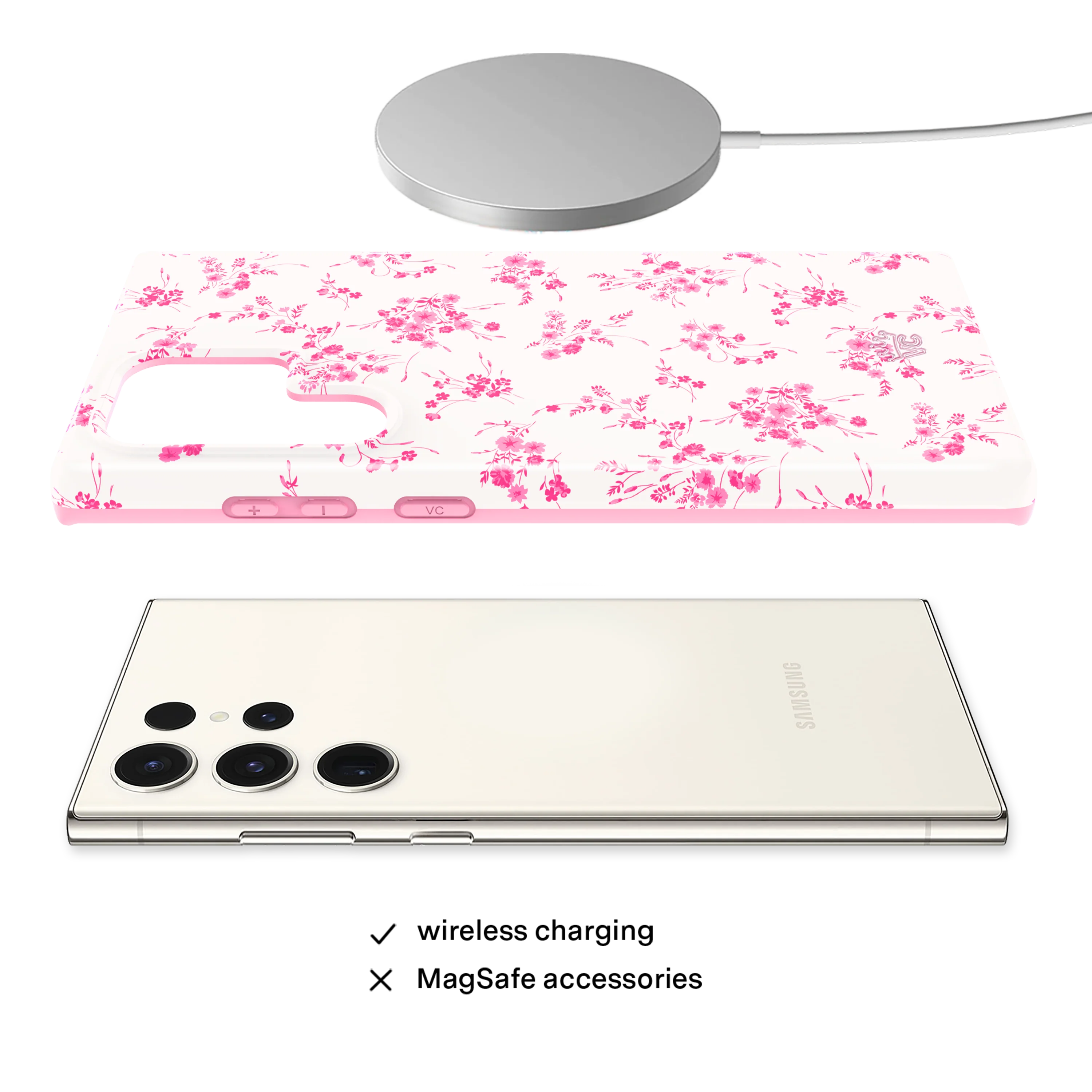 French Rose Floral Samsung Case - Image 35
