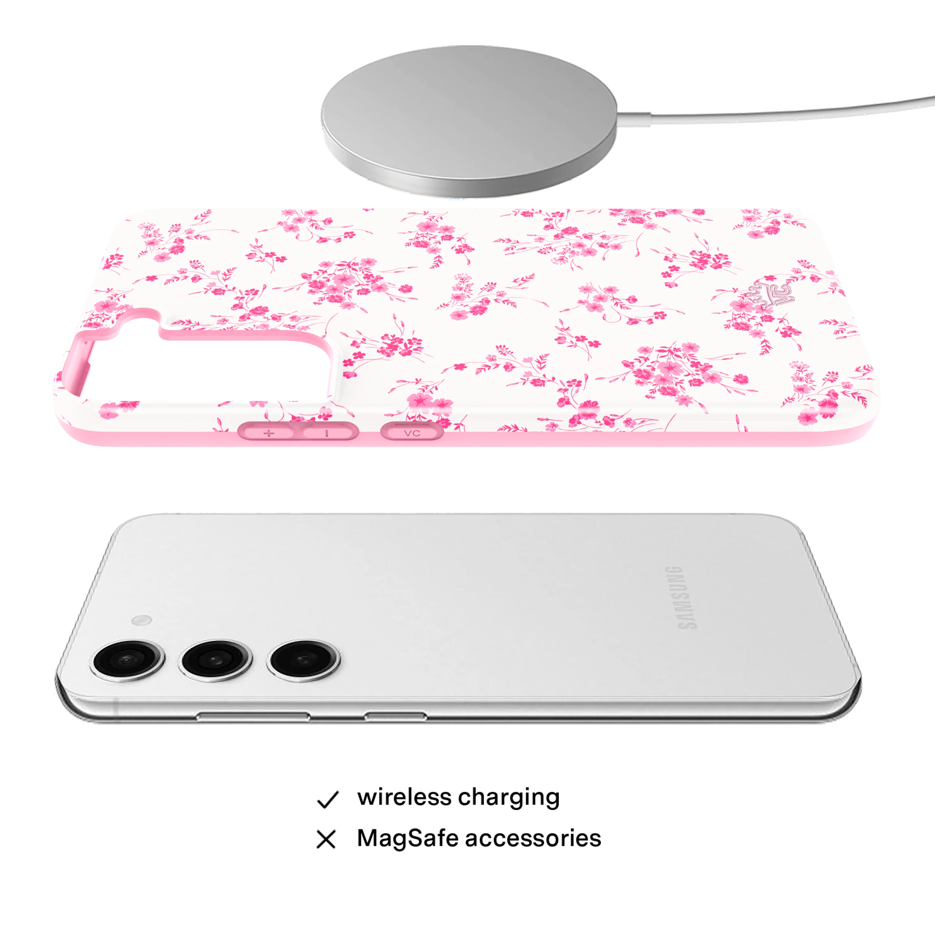 French Rose Floral Samsung Case - Image 48