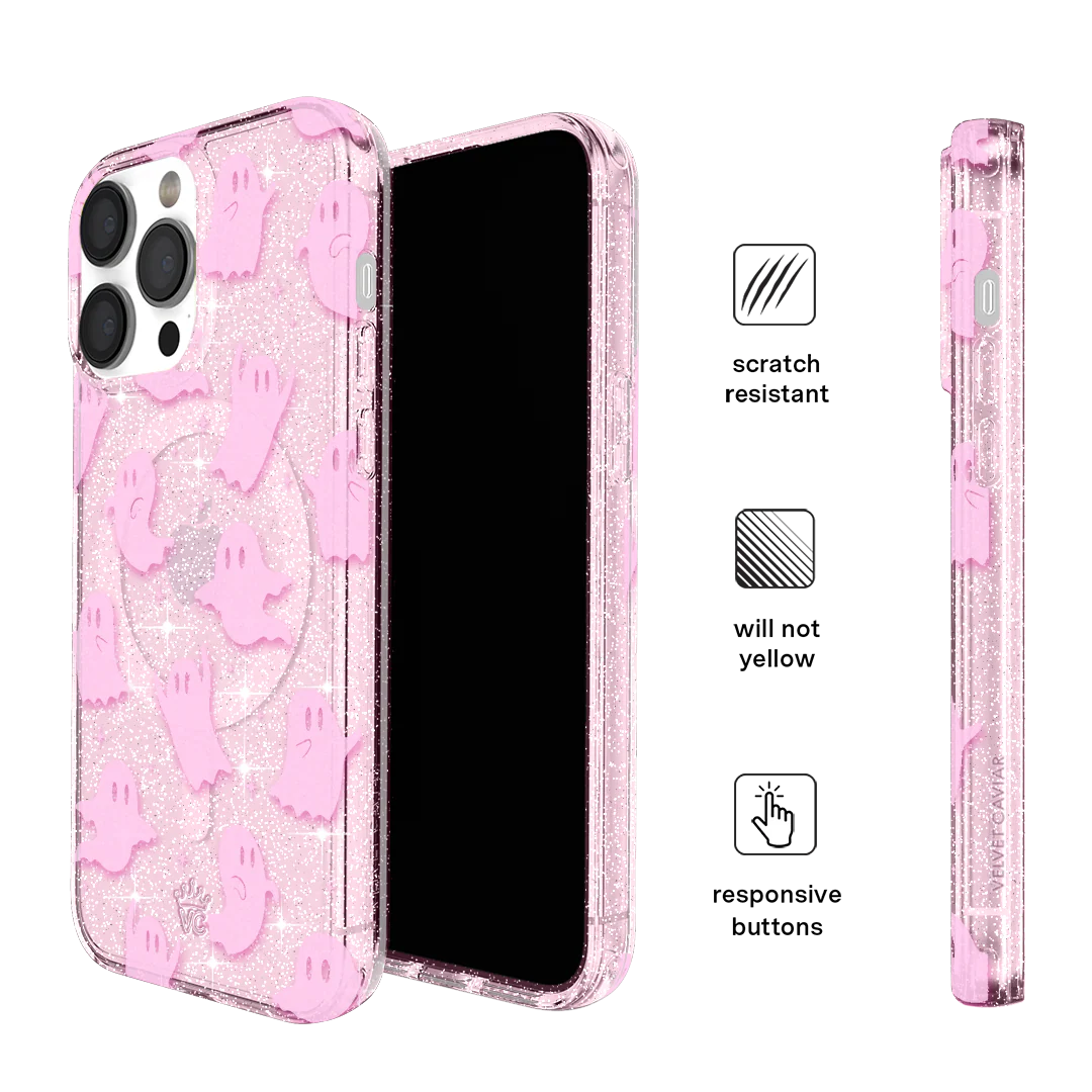 Ghosted Pink Glitter iPhone Case - Image 30