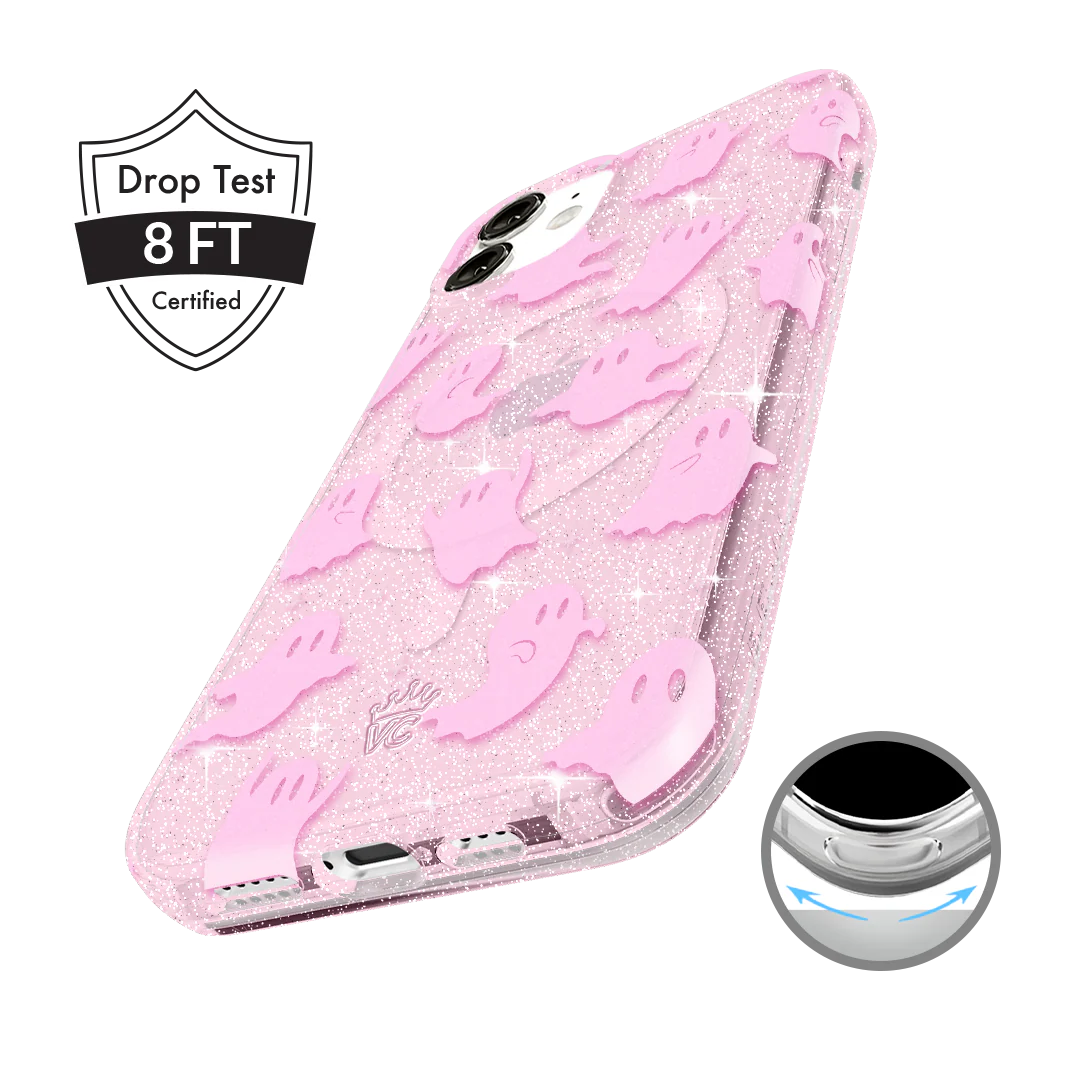 Ghosted Pink Glitter iPhone Case - Image 79