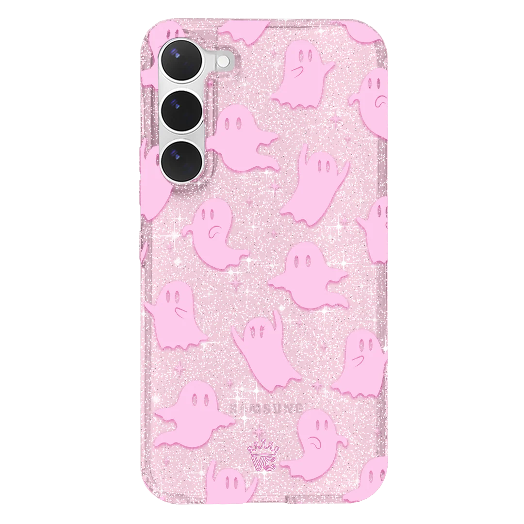Ghosted Pink Glitter Samsung Case - Image 19