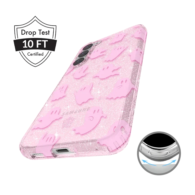 Ghosted Pink Glitter Samsung Case - Image 23