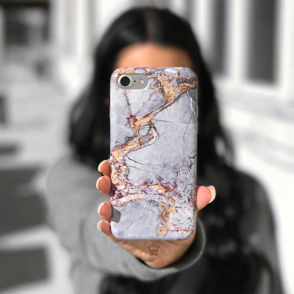 Gray & Gold Marble iPhone Case - Image 23