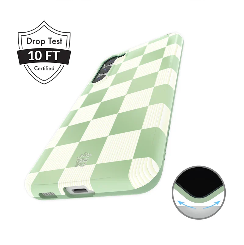 Pistachio Vibe Checkered Samsung Case - Image 19