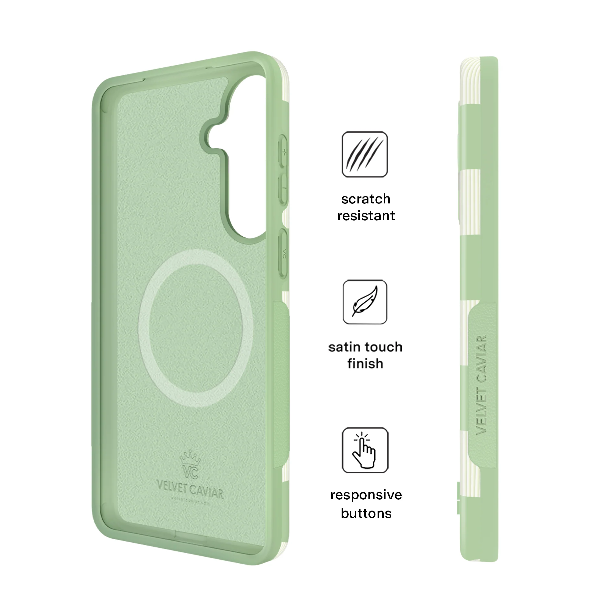 Pistachio Vibe Checkered Samsung Case - Image 70