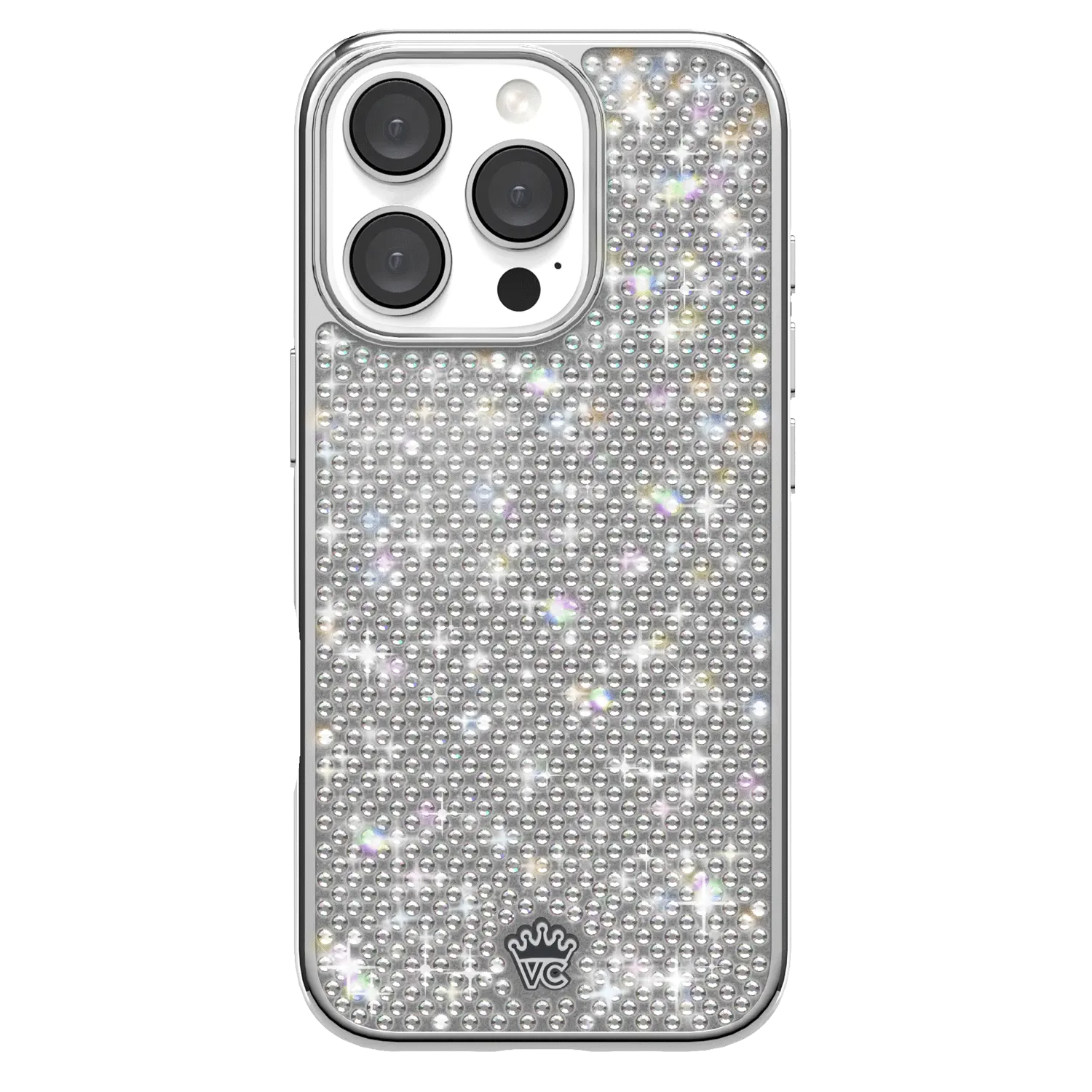 Chrome Caviar Crystals iPhone Case