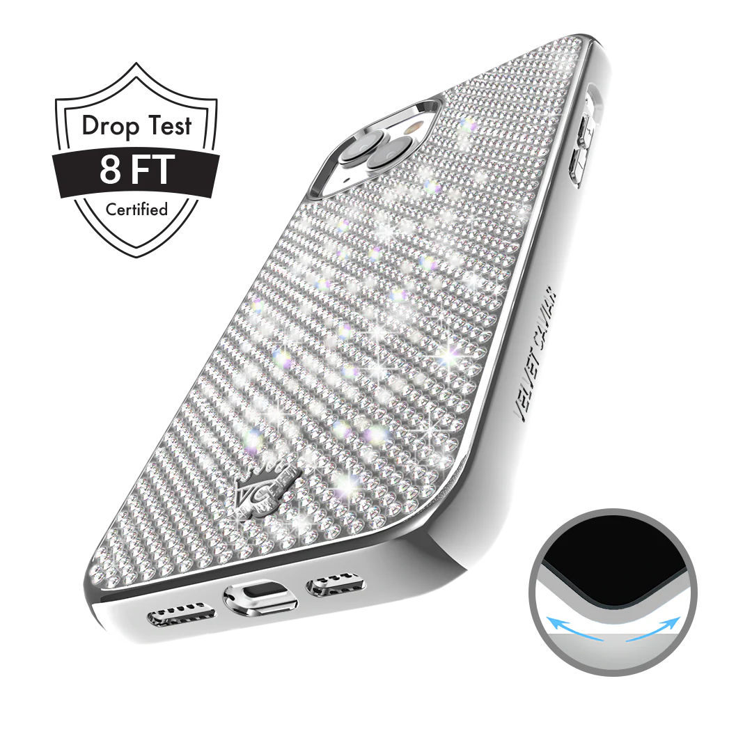 Chrome Caviar Crystals iPhone Case - Image 64