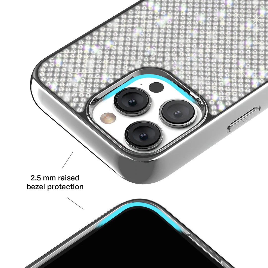 Chrome Caviar Crystals iPhone Case - Image 73