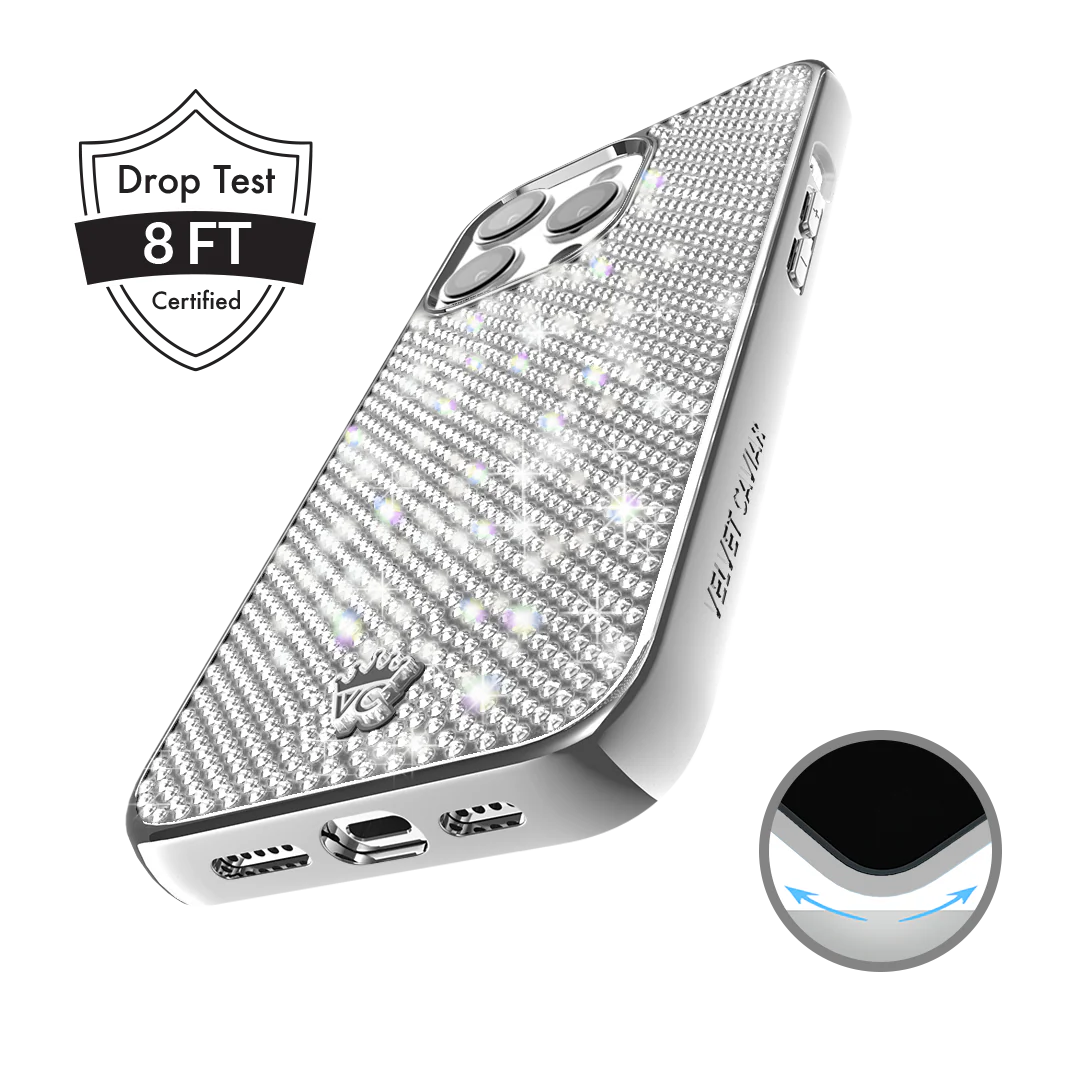 Chrome Caviar Crystals iPhone Case - Image 74