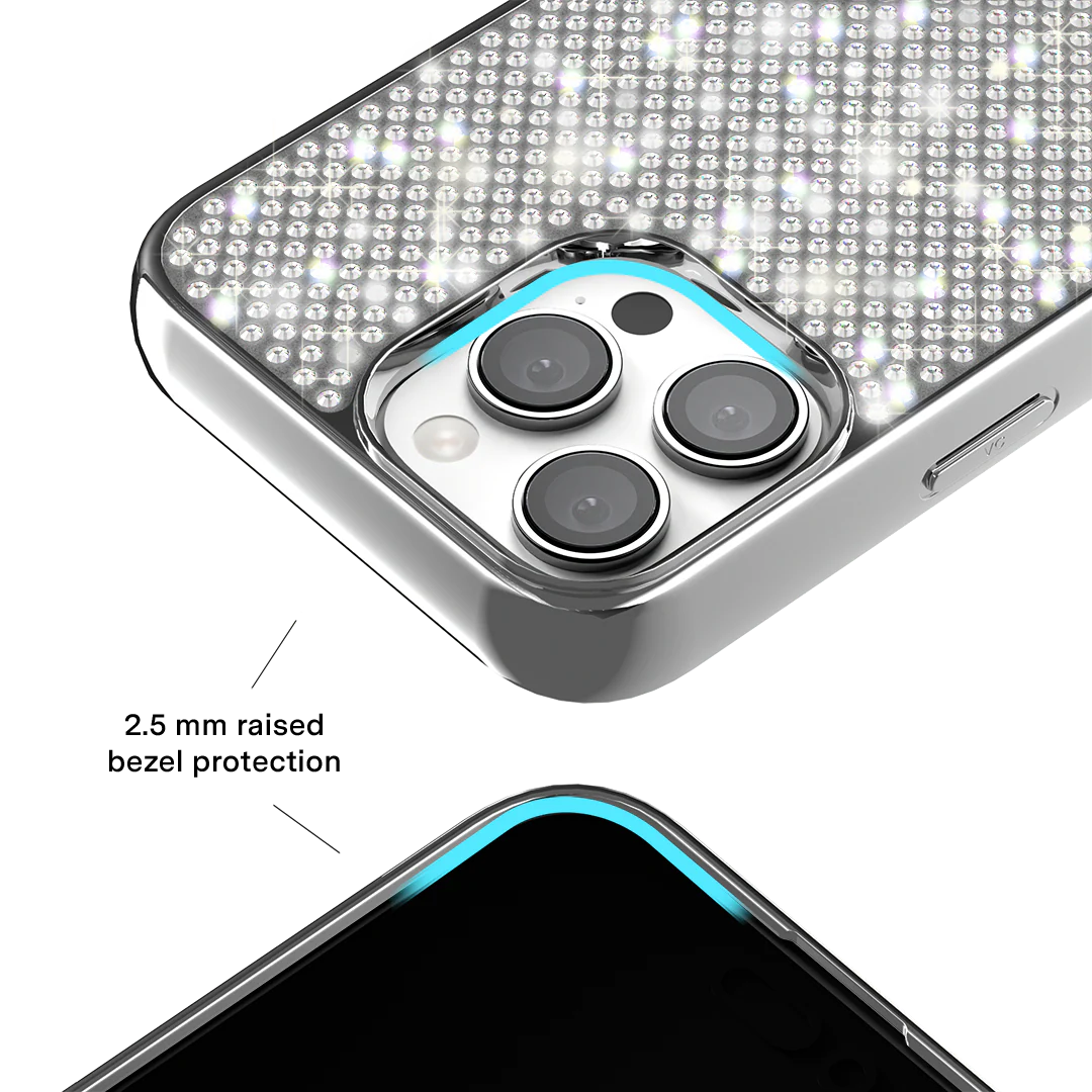 Chrome Caviar Crystals iPhone Case - Image 8