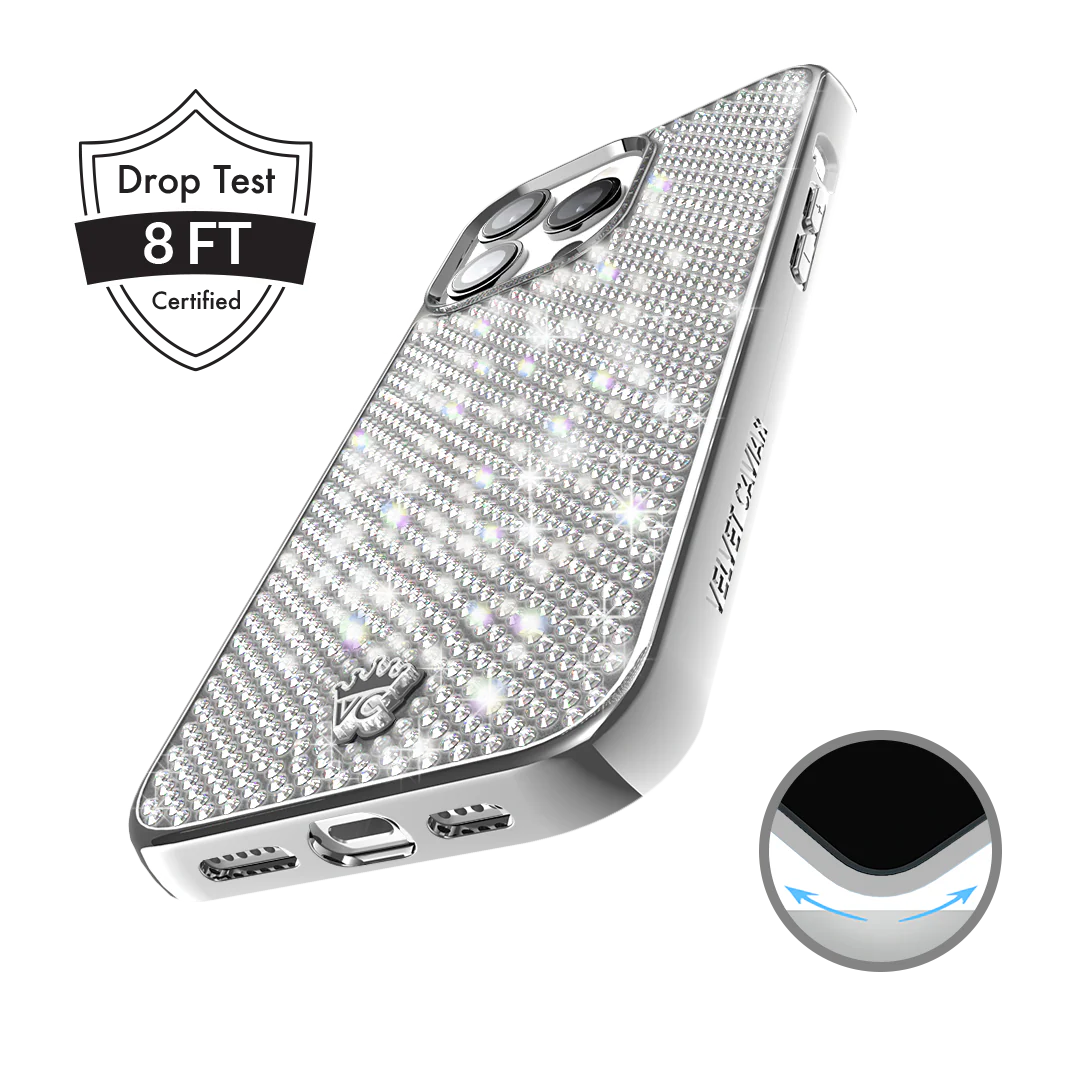 Chrome Caviar Crystals iPhone Case - Image 9