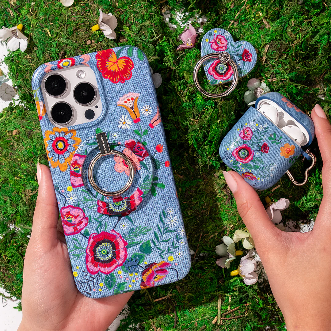 Groovy Floral Phone Ring - Image 2
