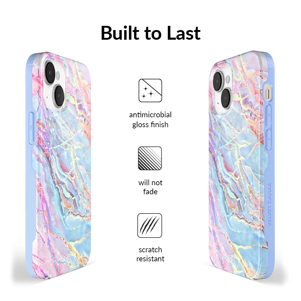 Holo Moonstone Marble iPhone Case - Image 116