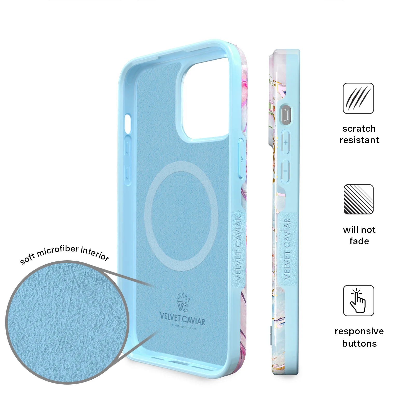 Holo Moonstone Marble iPhone Case - Image 137