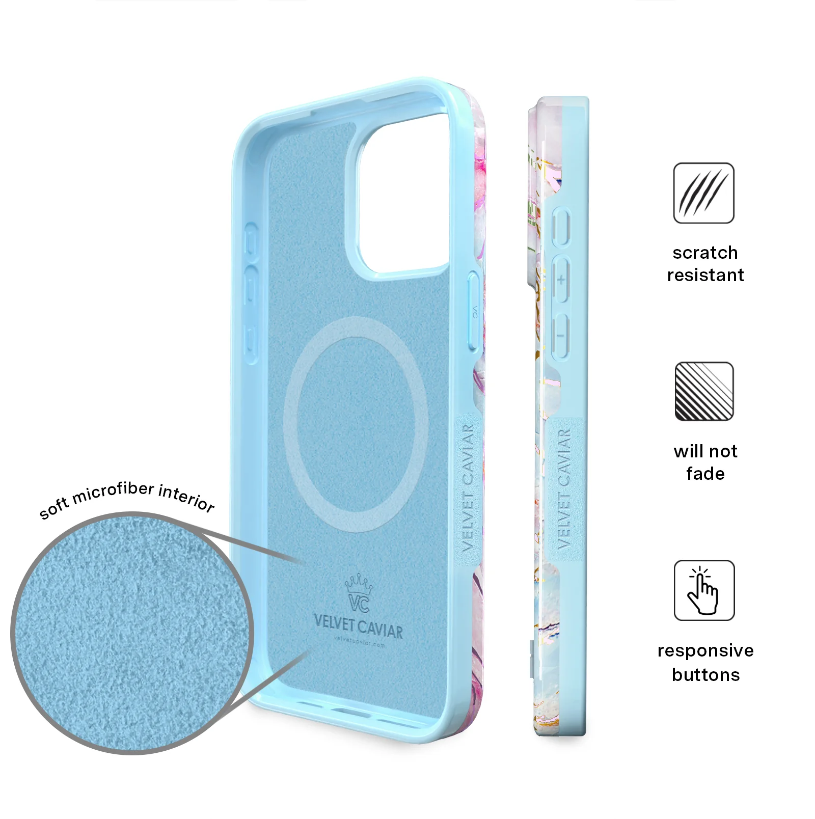 Holo Moonstone Marble iPhone Case - Image 142