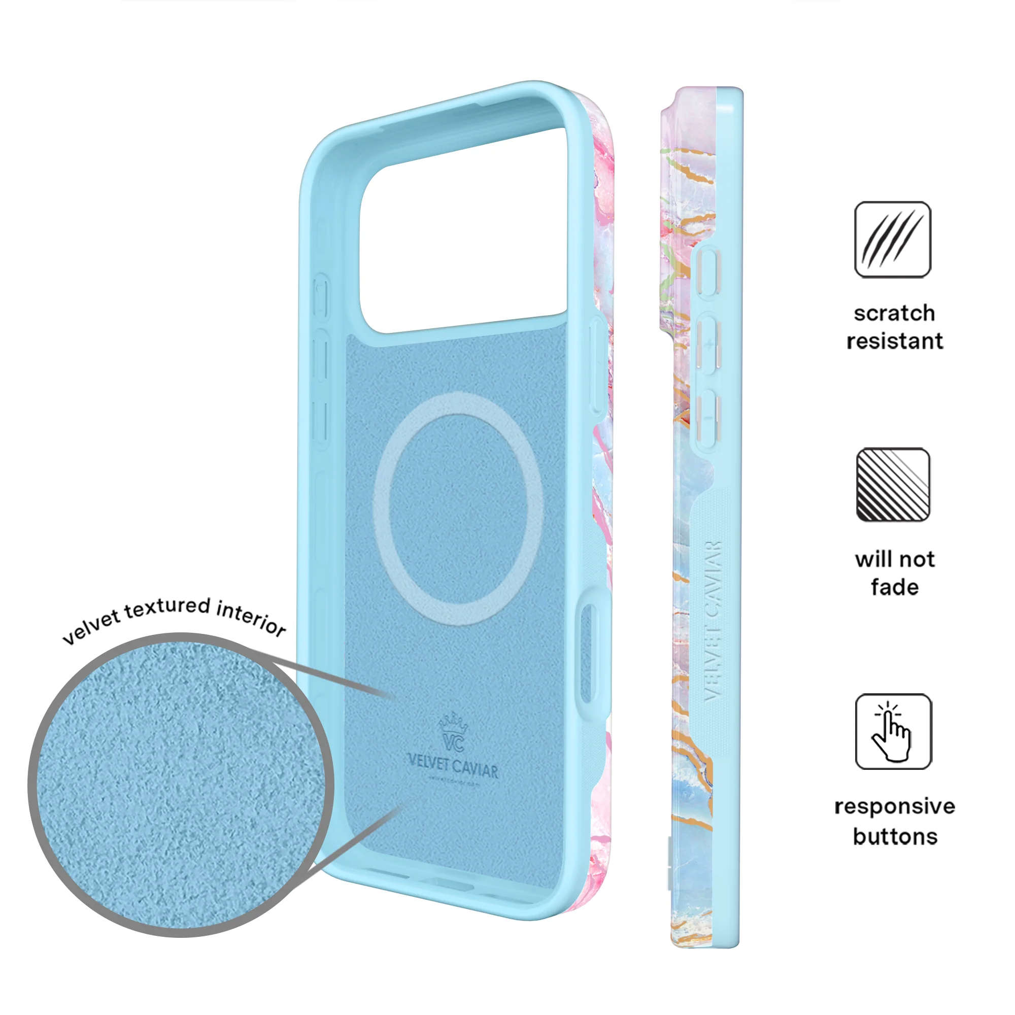 Holo Moonstone Marble iPhone Case - Image 186
