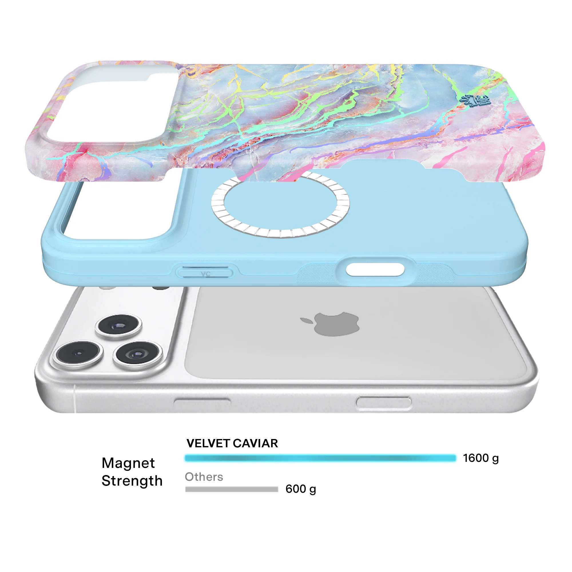 Holo Moonstone Marble iPhone Case - Image 188
