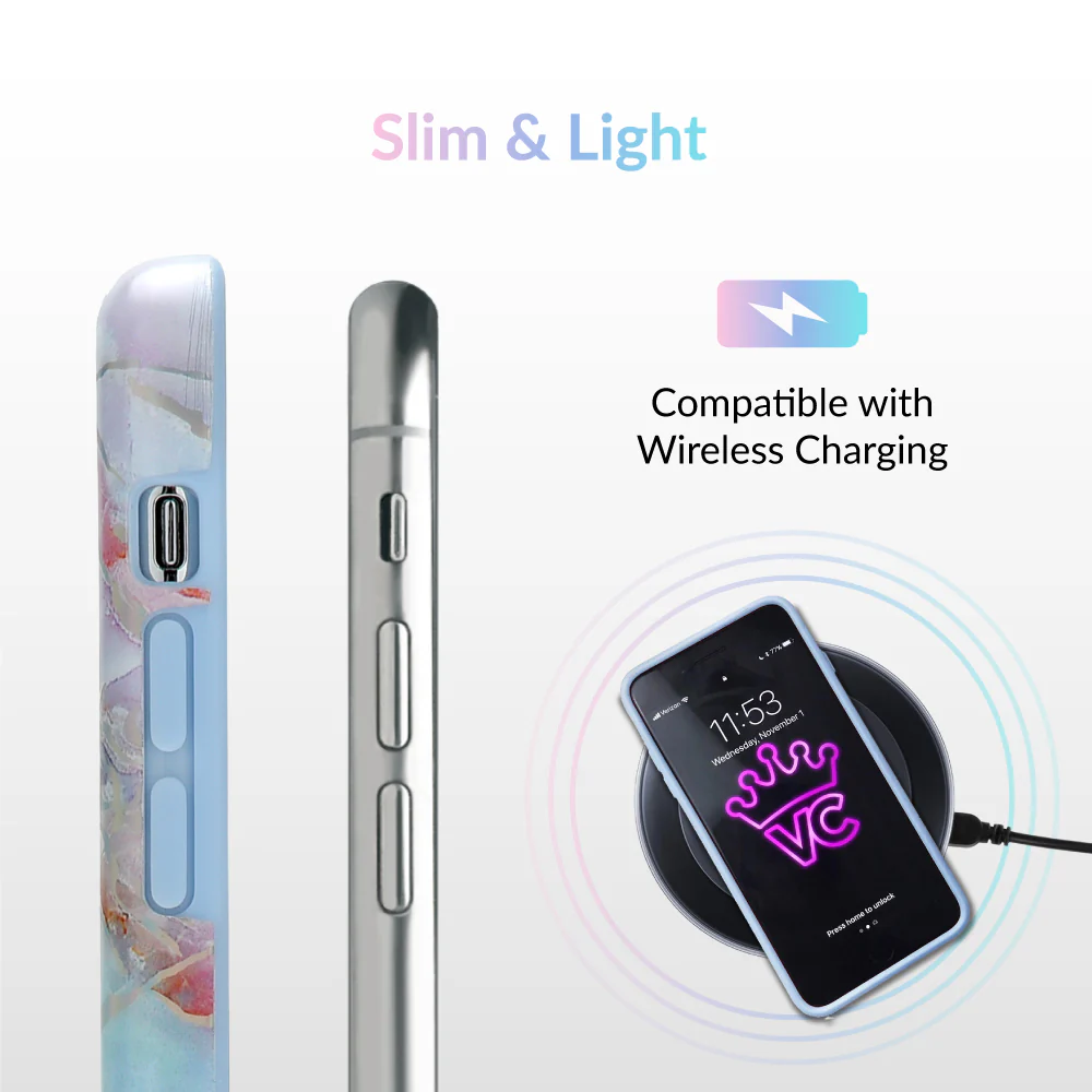 Holo Moonstone Marble iPhone Case - Image 5