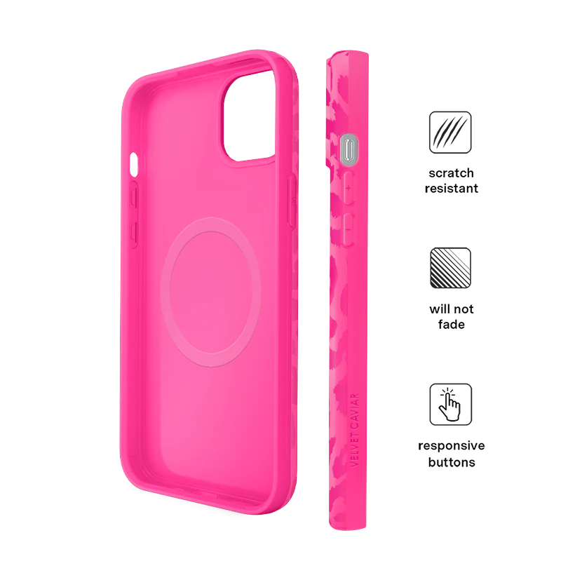 Even Hotter Pink Leopard iPhone Case - Image 100