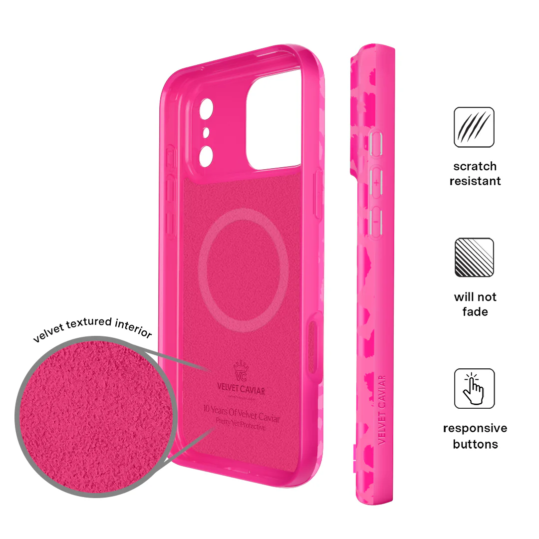 Even Hotter Pink Leopard iPhone Case - Image 110