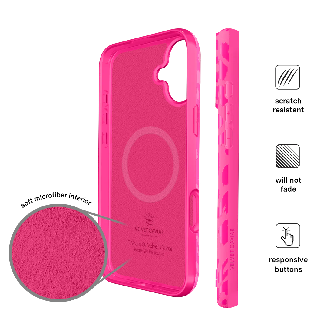 Even Hotter Pink Leopard iPhone Case - Image 15