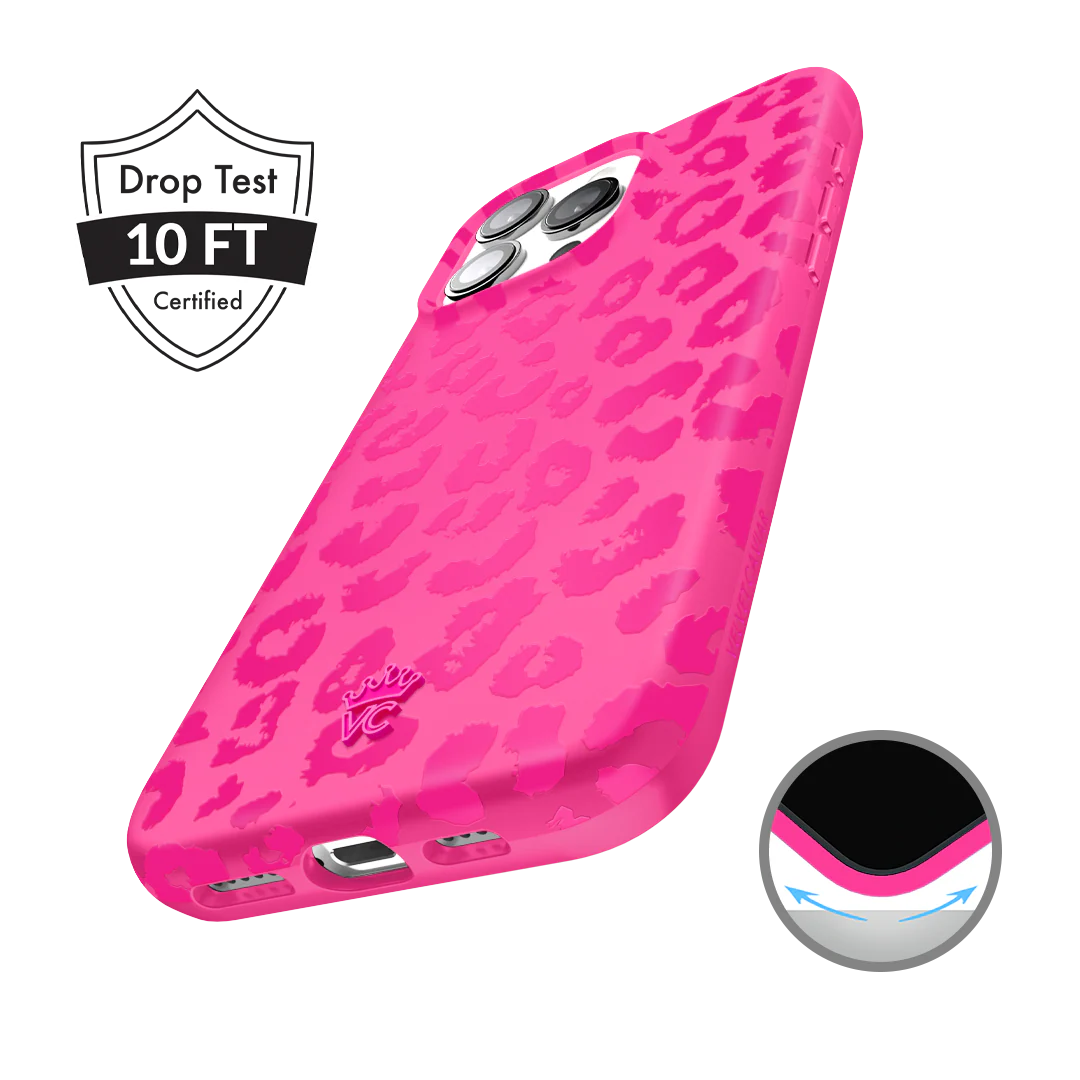 Even Hotter Pink Leopard iPhone Case - Image 4