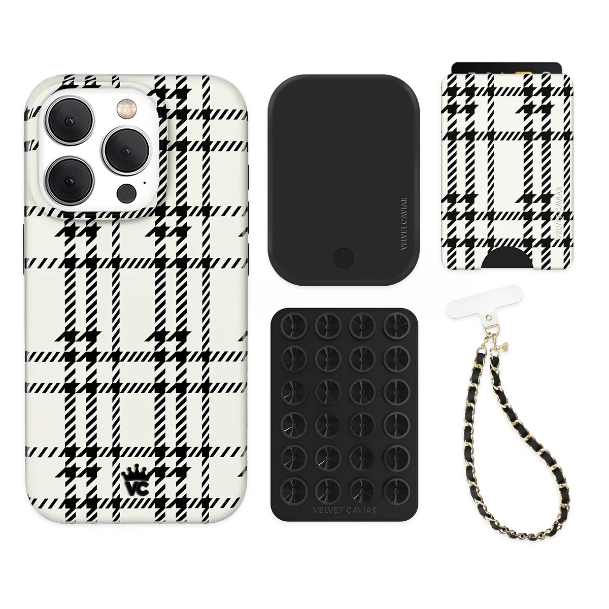 Houndstooth Sweater iPhone Bundle Set - Wallet - Image 13