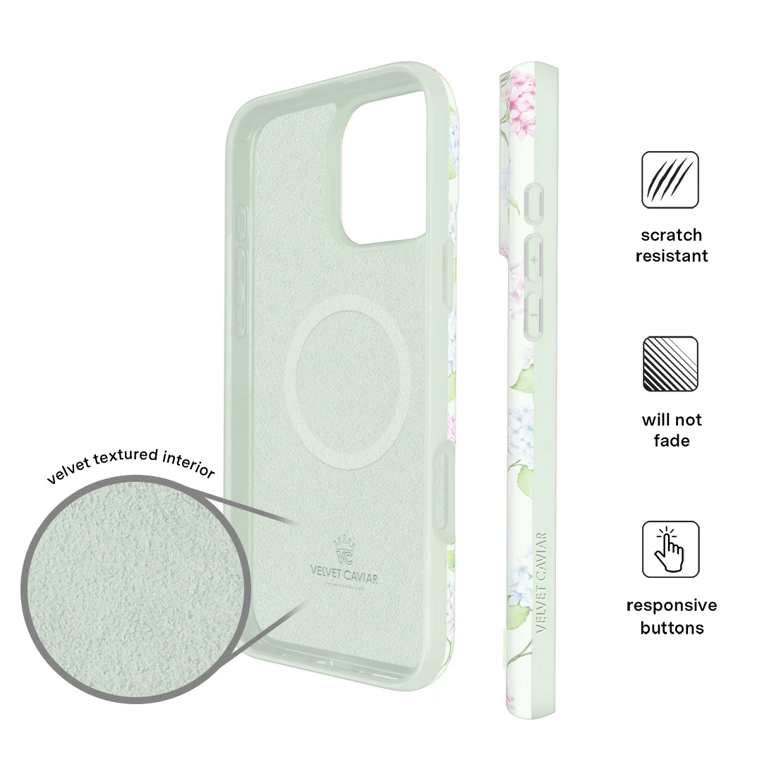 Hydrangea Floral iPhone Case - Image 10
