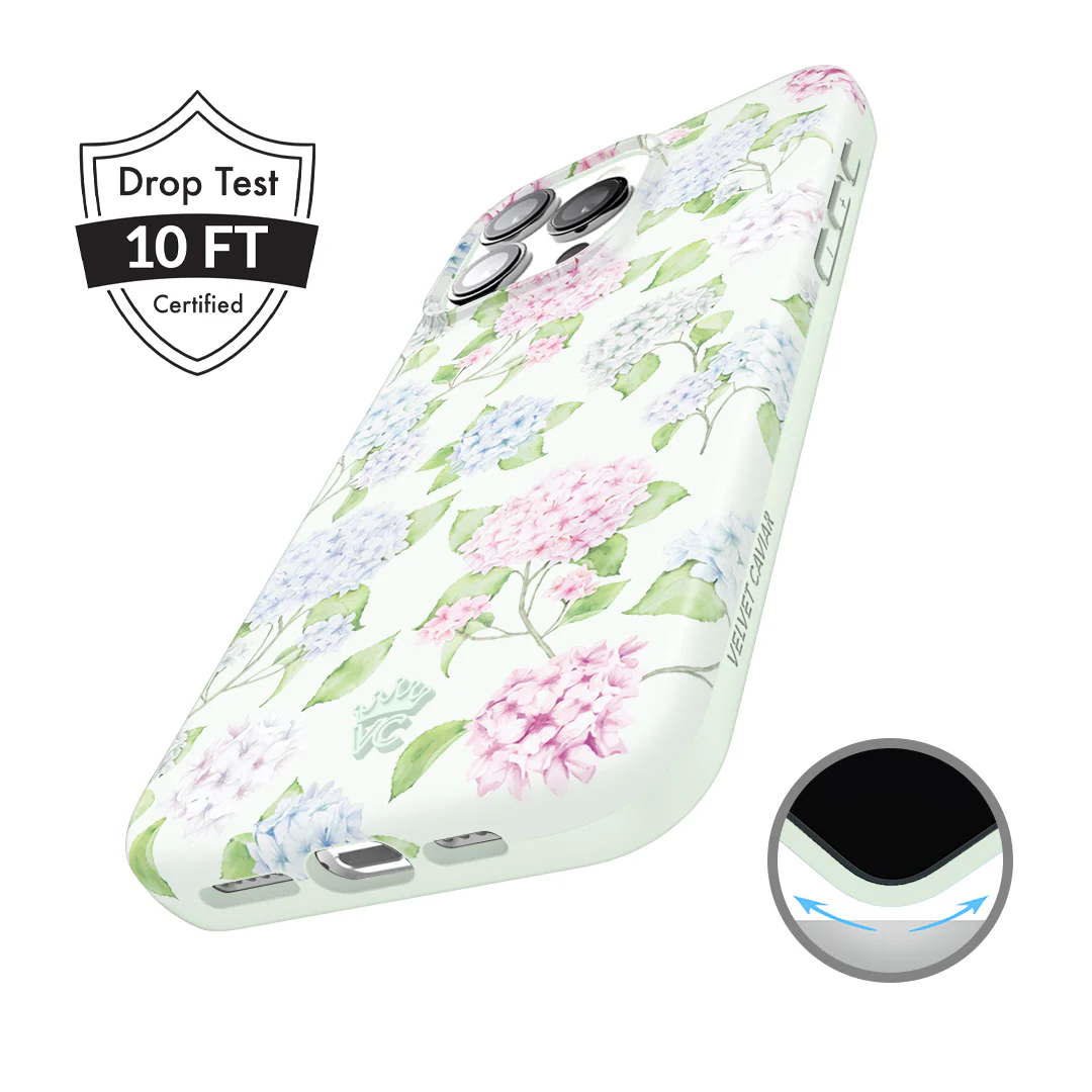 Hydrangea Floral iPhone Case - Image 29
