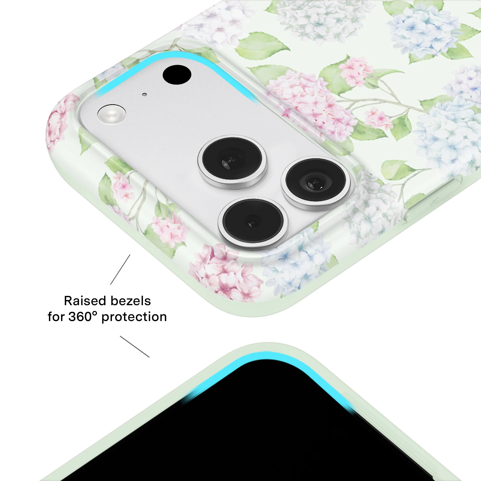Hydrangea Floral iPhone Case - Image 83