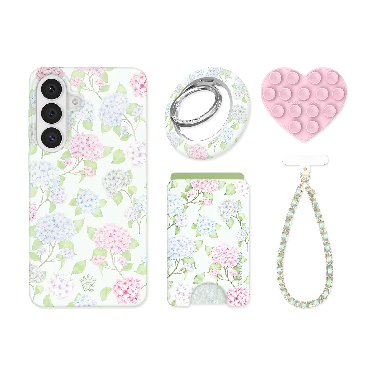 Hydrangea Floral Samsung Bundle Set - Image 2