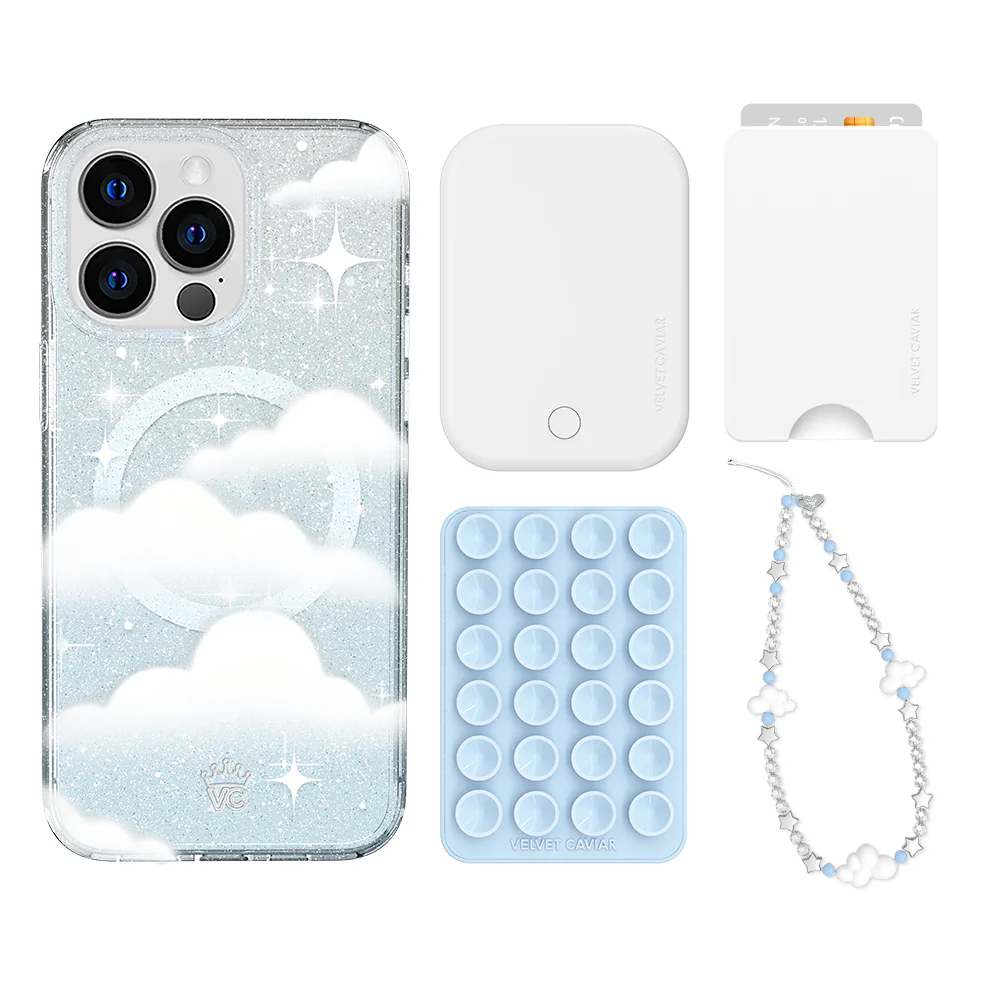 In The Clouds Stardust iPhone Bundle Set - Wallet - Image 3