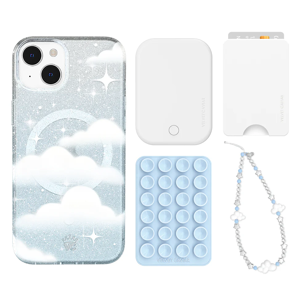 In The Clouds Stardust iPhone Bundle Set - Wallet - Image 8