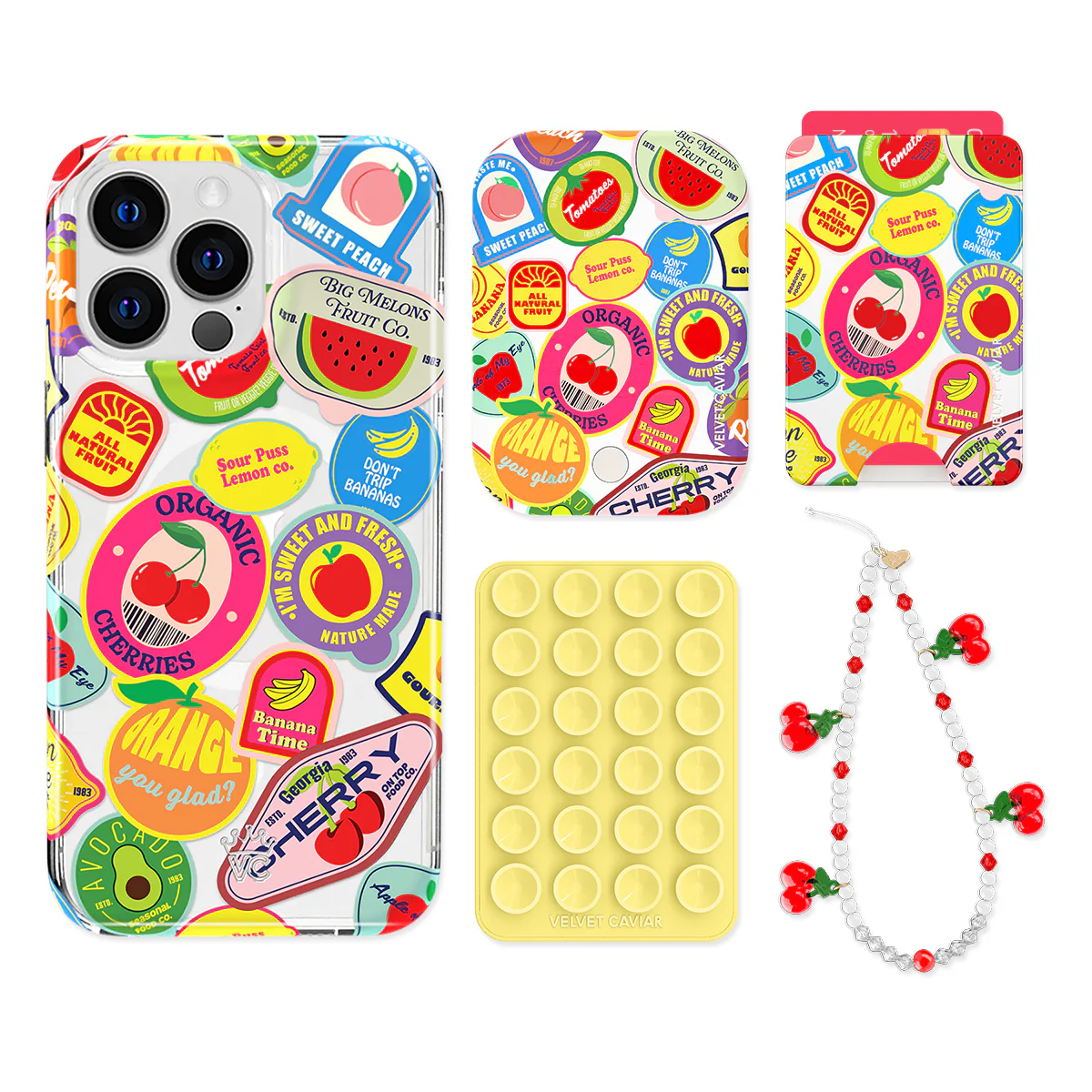 Juicy Fruits iPhone Bundle Set - Wallet - Image 14