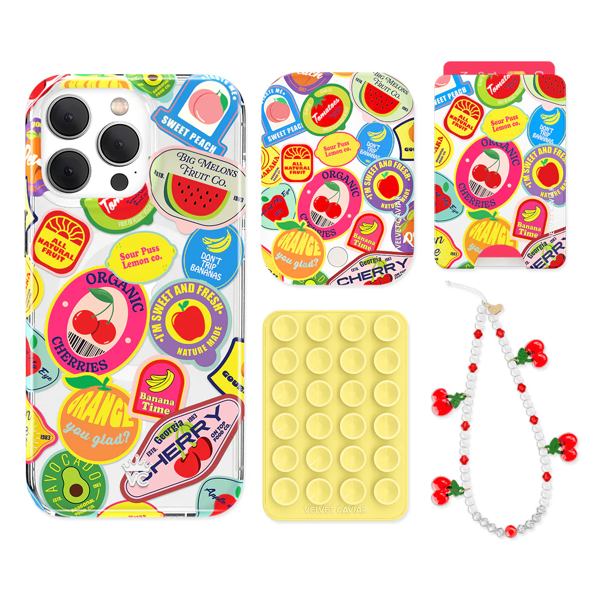 Juicy Fruits iPhone Bundle Set - Wallet - Image 2