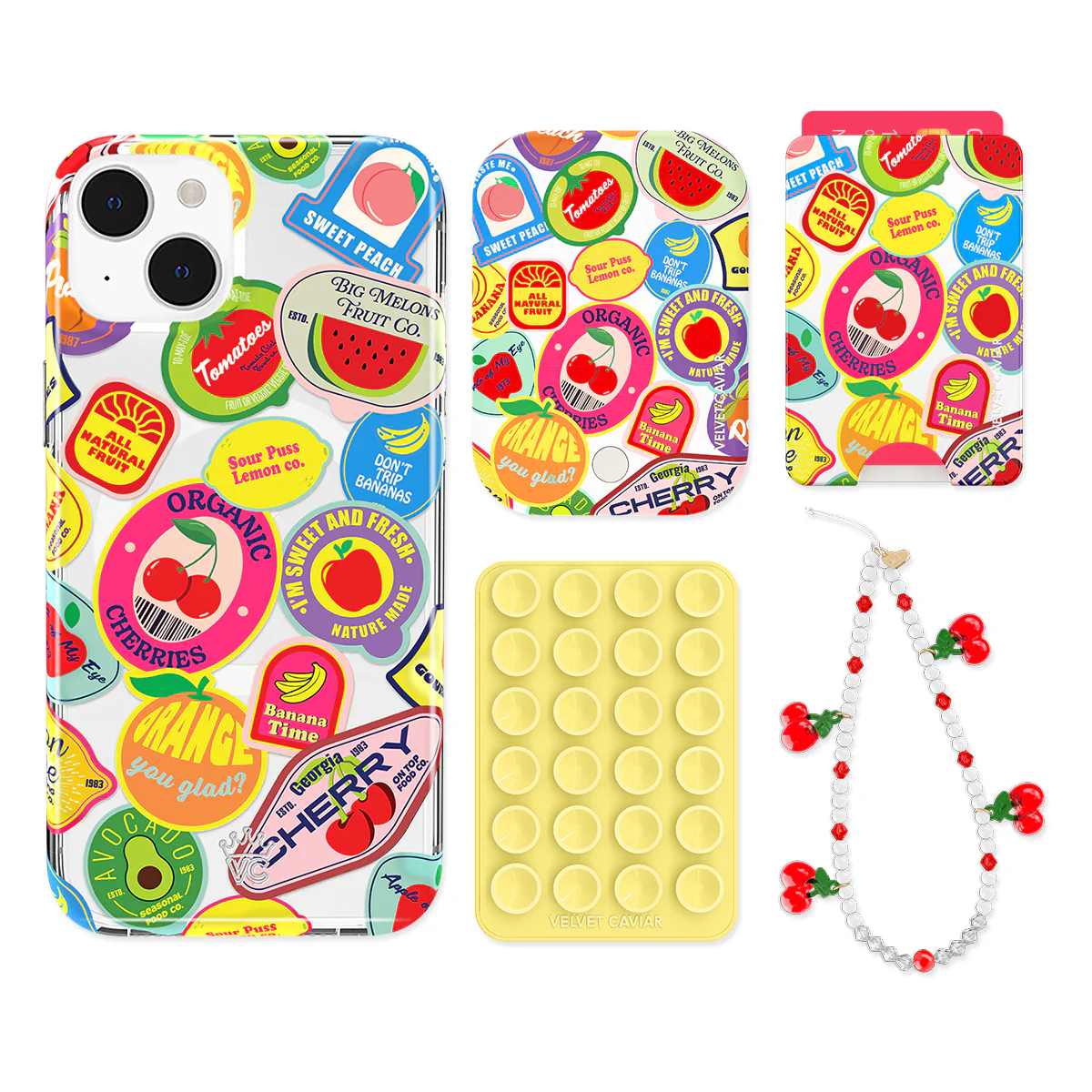 Juicy Fruits iPhone Bundle Set - Wallet - Image 8