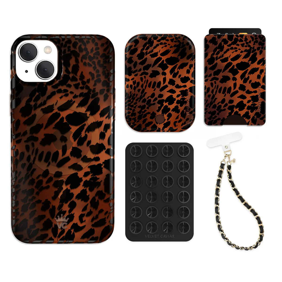 Leopard Tort iPhone Bundle Set - Wallet - Image 5