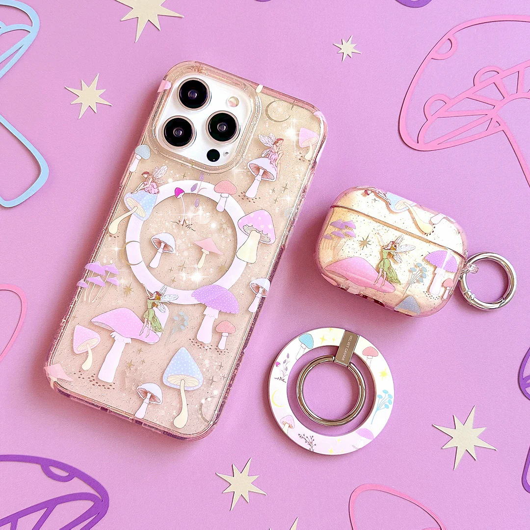 Enchanted Mushrooms AirPod Case - Image 2