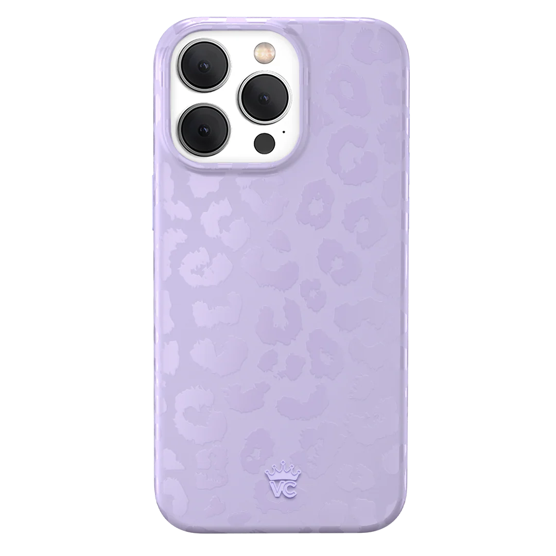 Lilac Leopard iPhone Case