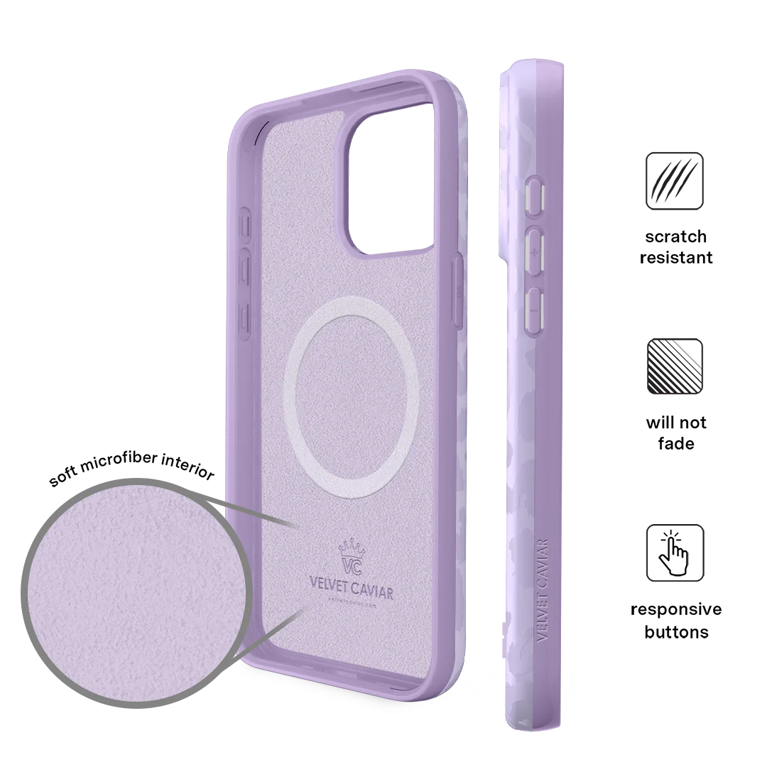 Lilac Leopard iPhone Case - Image 12