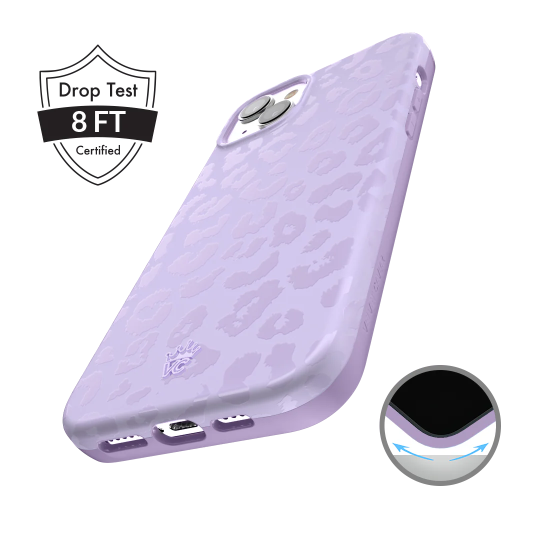 Lilac Leopard iPhone Case - Image 17