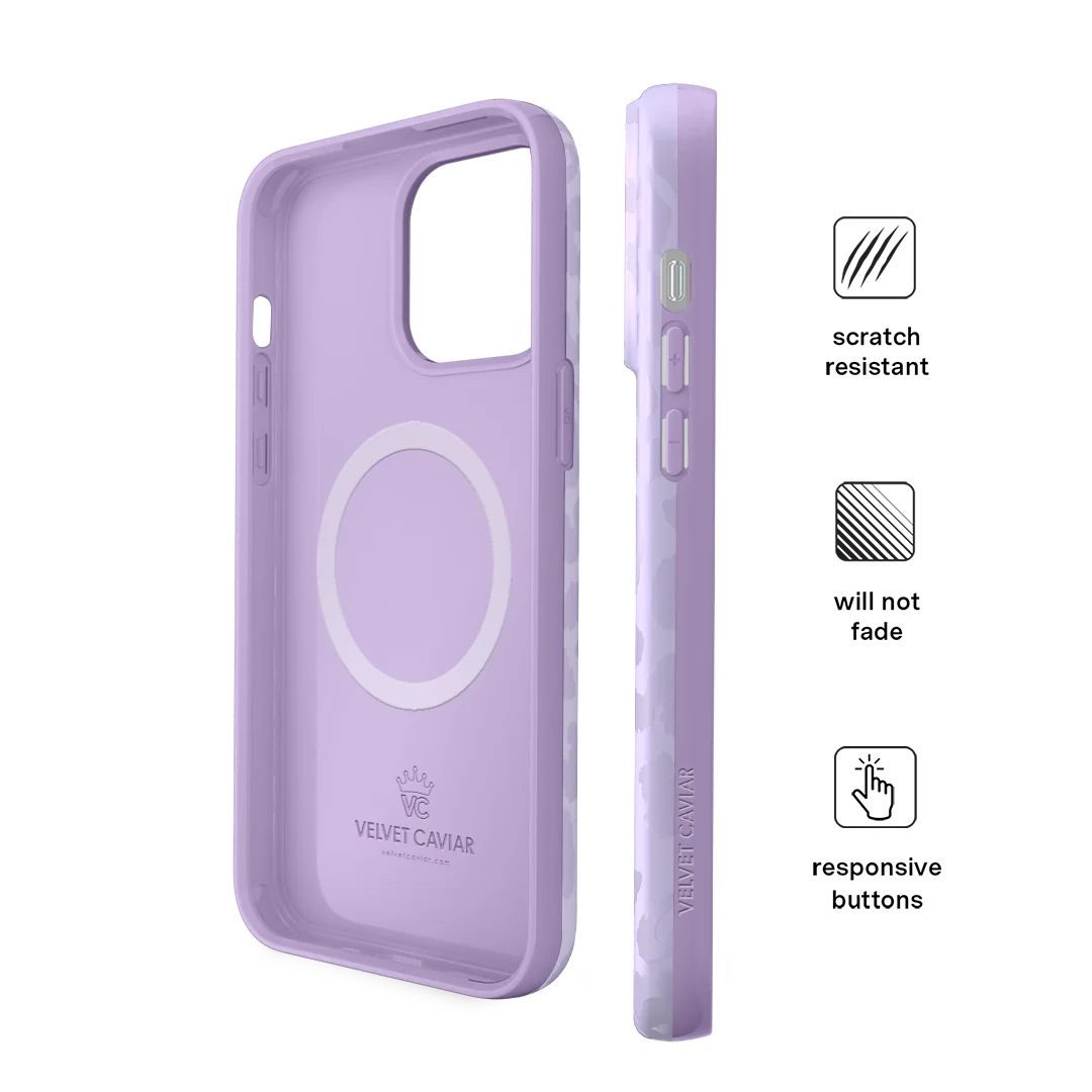 Lilac Leopard iPhone Case - Image 30