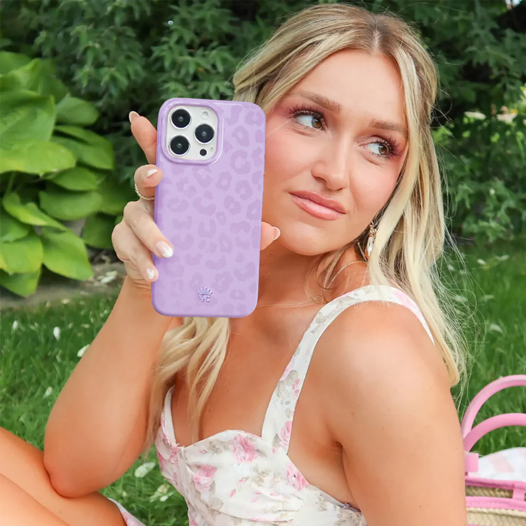 Lilac Leopard iPhone Case - Image 32